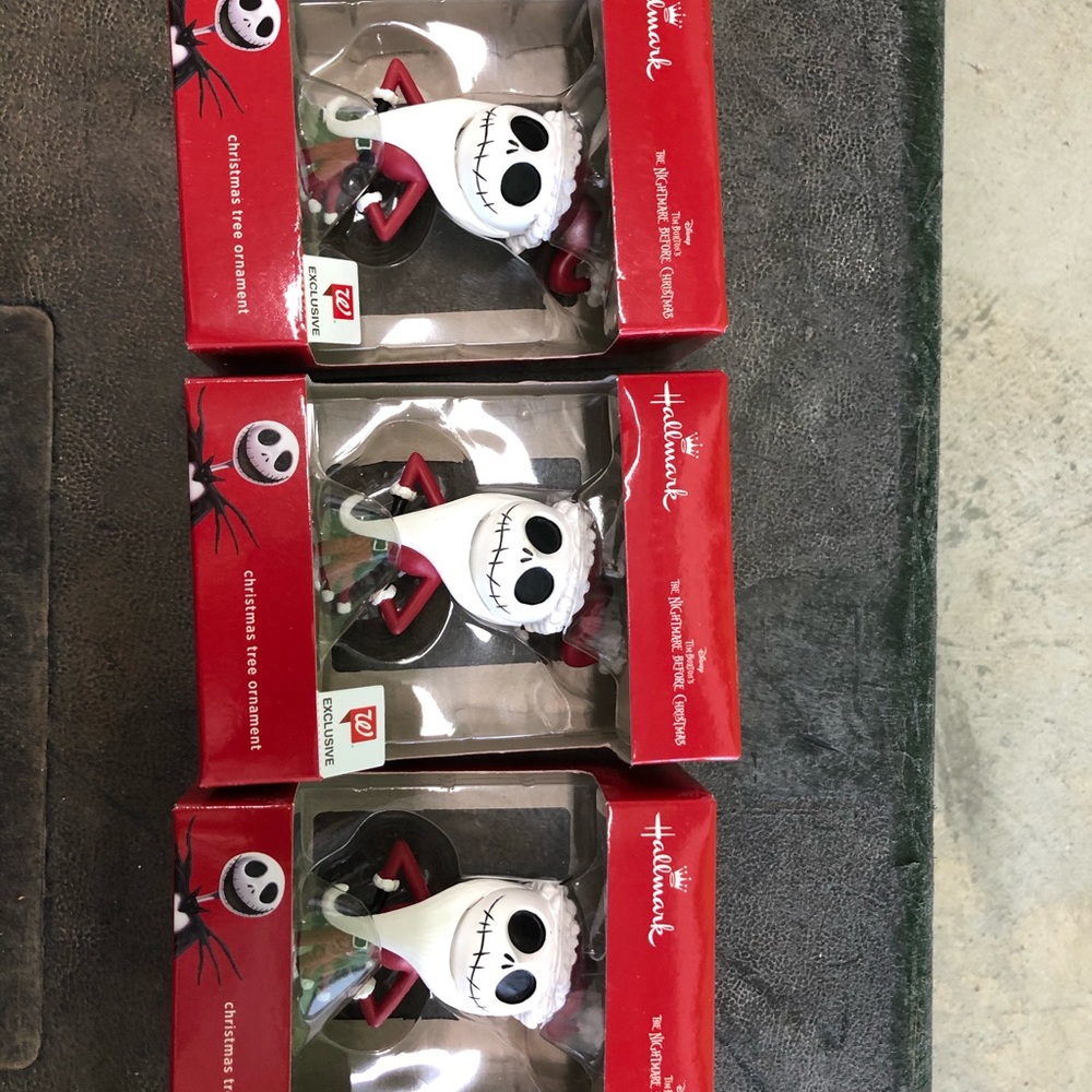 3 new nightmare before Christmas ornaments